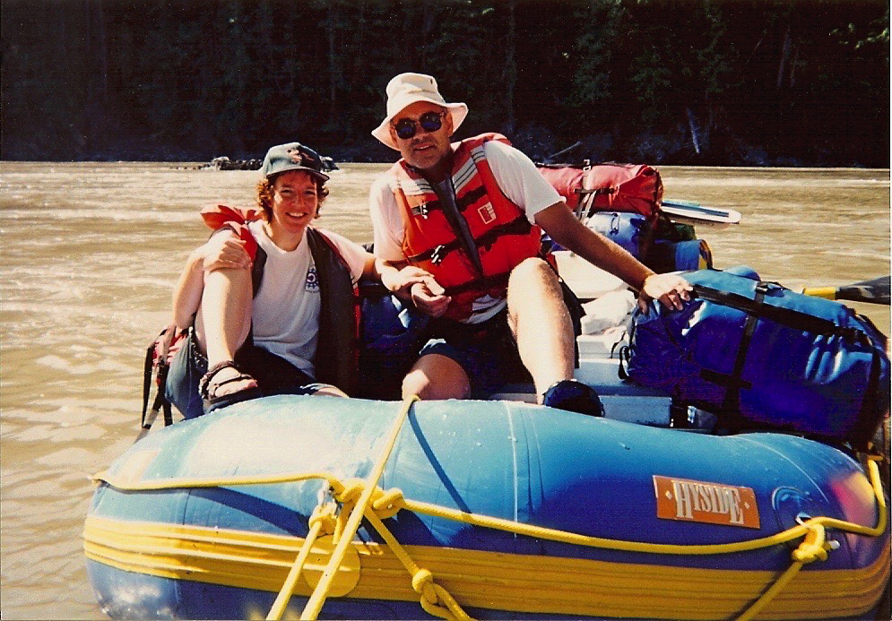 Ed and Judy on the Babine River