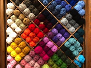Yarns of all colors