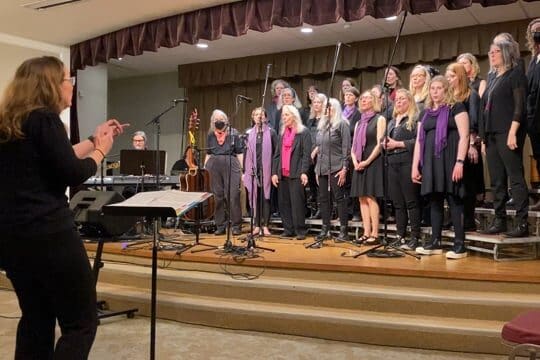 Choral group singing