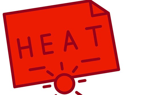 Red Hot Heat Sign