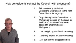 How to Contact the Council with a Concern