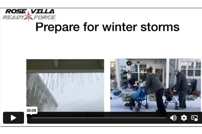 Prepare for winter storms video