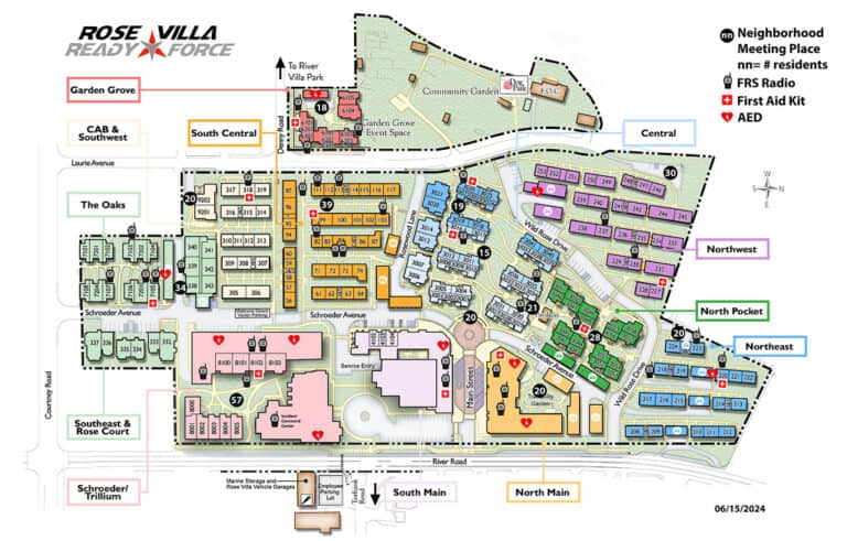 Map of Rose Villa