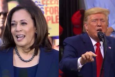 Kamala Harris and Donald Trump