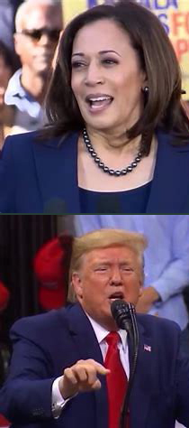 Kamala Harris and Donald Trump