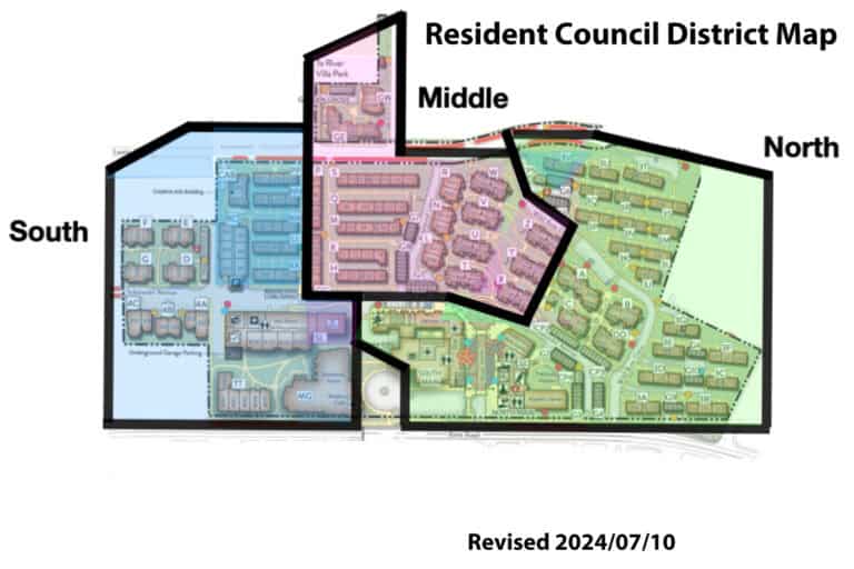 Resident Council District Map