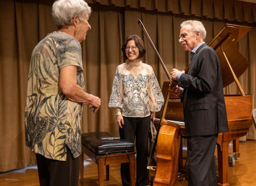 Hamilton Cheifetz, Julie-Lee, and Alice Hardesty