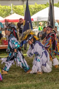 Children dancing at Delta Park Powwow