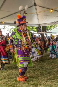 Man Dancing at Delta Park Powwow