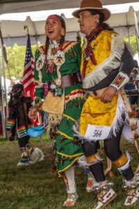 Couple dancing at Delta Park Campground