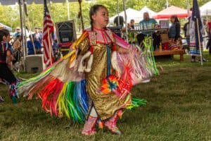 Girl Dancing at Delta Park Powwow