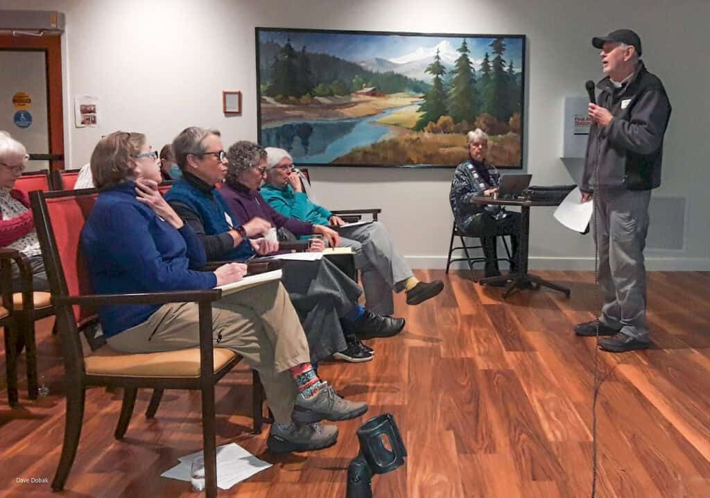 Ed Gellenbeck leading a group discussion