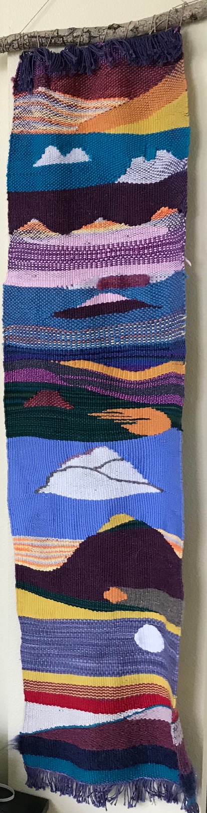 Weaving - Clouds and Sky (wall hanging)